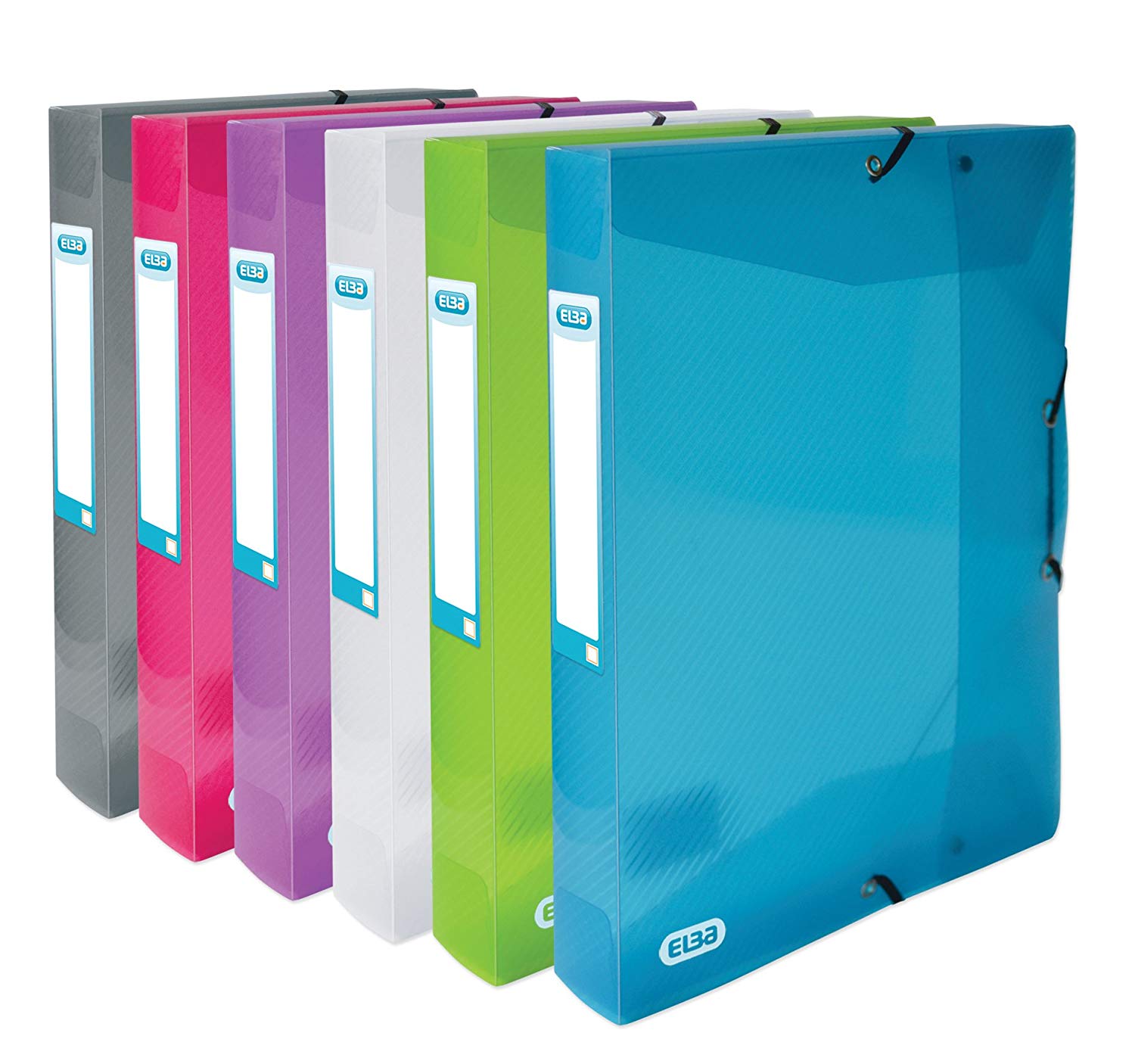 ELBA 400034256 Collection Box "Hawai" Pack of 6, Assorted Colours