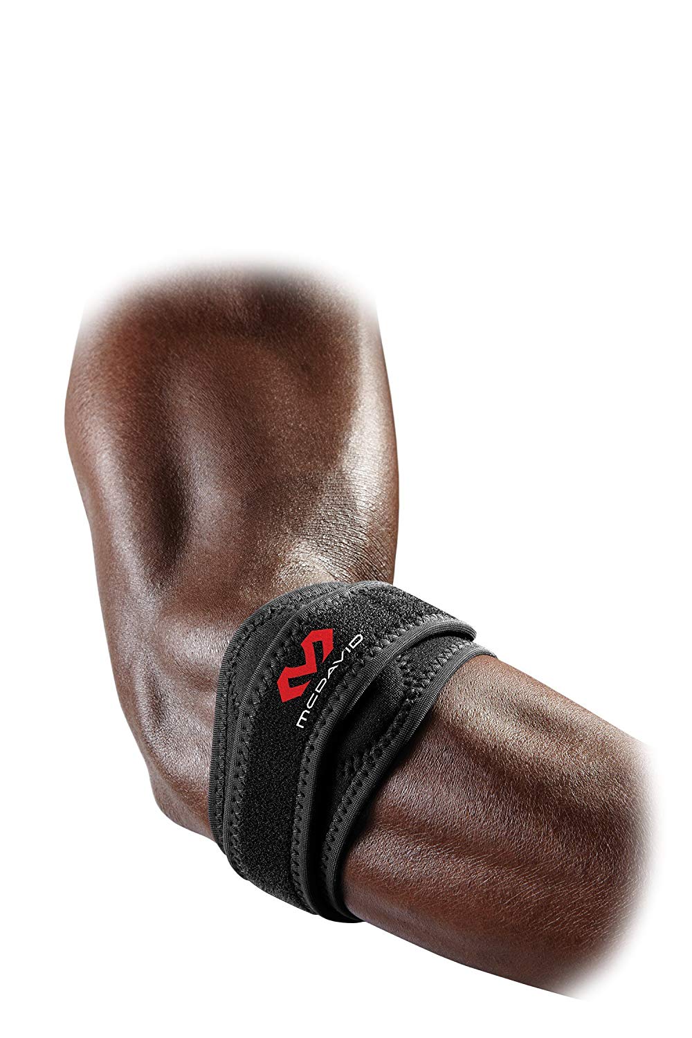 Mcdavid Tennis Elbow Support Strap with Targeted Pressure, Black