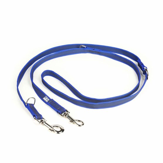 Julius-K9 216GM-B-DP Color & Gray Super-Grip Leash, Adjustable, 20 mm x 2.2 m, Blue-Gray - Image 4