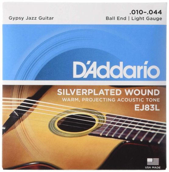D'Addario EJ83L Gypsy Jazz Jazz Light (.010-.044) Acoustic Guitar Strings