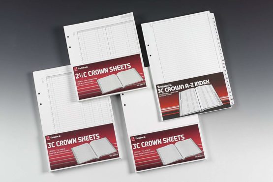 Rexel Twinlock Crown 3C Refill Sheets Plain (Pack of 100 Sheets) - Image 2