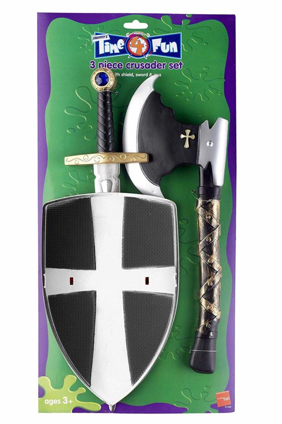 3 Piece Crusader Set, with Shield, Sword - Image 3