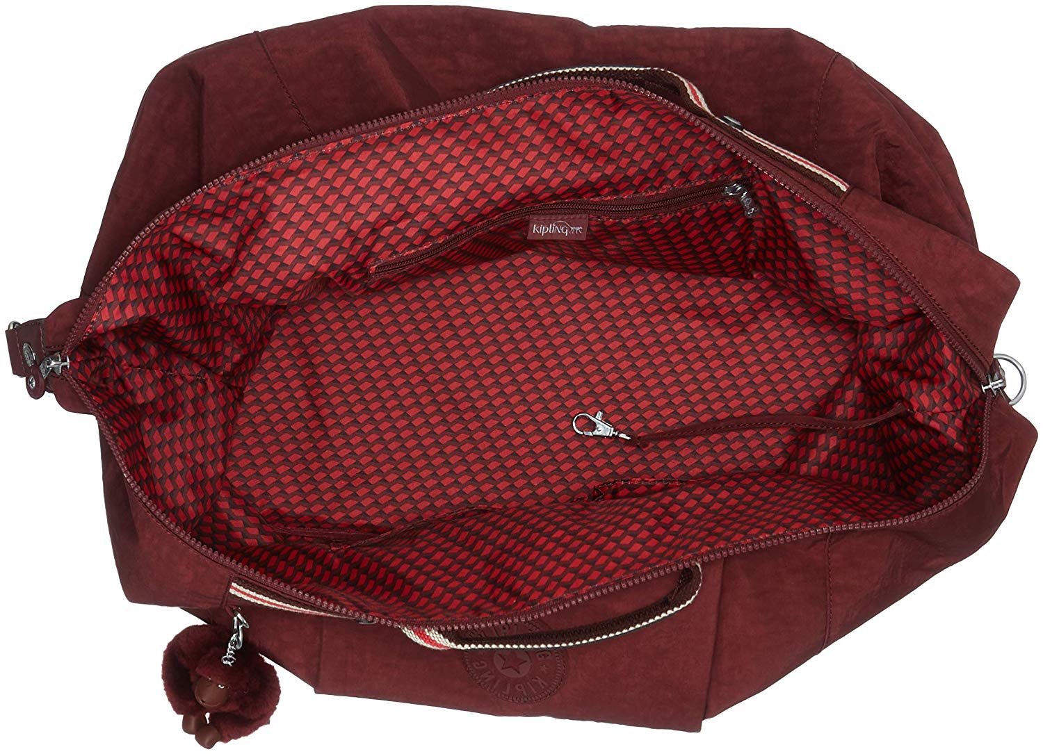 Kipling ADONIS S Gym Tote, 68 cm, 56 liters, Brown (Burnt Carmine M) BigaMart