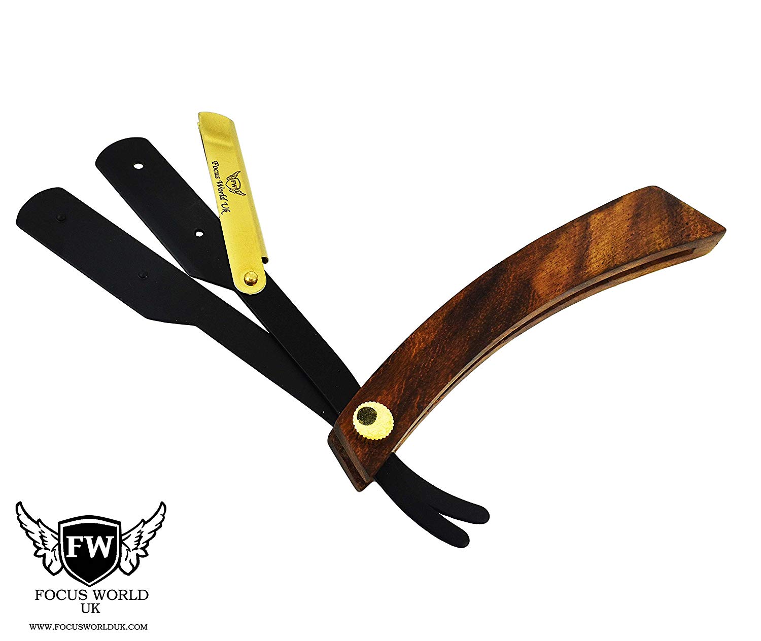 Barber Pouch Razor Straight Cut Throat Razor, Traditional Manual Barber Men Shaving Razor ...
