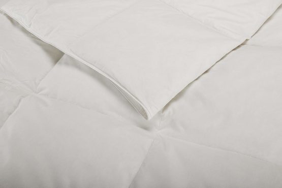 Pikolin Home, duvet upholstery 92% Goose Down Filling Duvet/Quilt Cover 100% Cotton Percale, 250g/m2, white, Lit 100/105-180 x 220 cm - Image 3