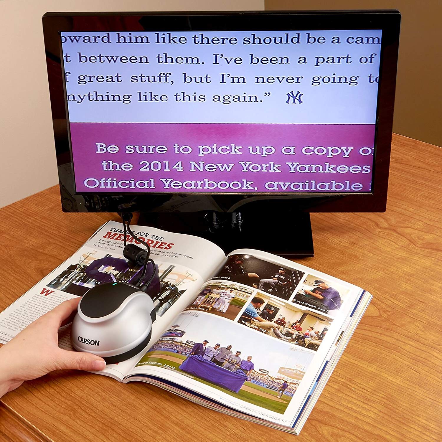 Carson Read Carson DR-300UK ezRead Electronic Reading Aid Digital Magnifier with TV ...