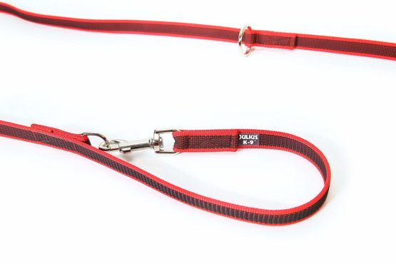 Julius-K9 216GM-R-DP Color & Gray Super-Grip Leash, Adjustable, 20 mm x 2.2 m, Red-Gray - Image 3