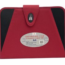Cathedral Expanding file A4 fabric red