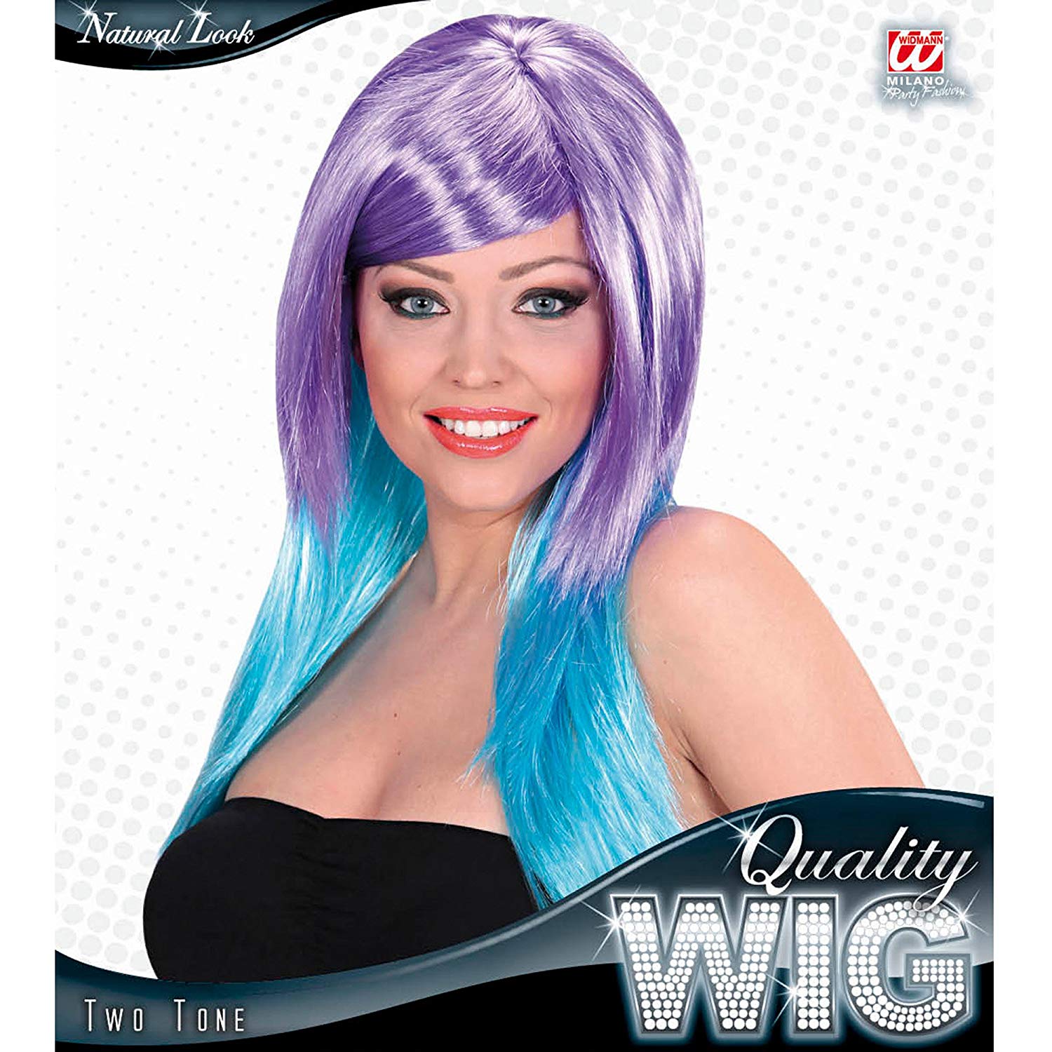 Widmann F9575 2 Tone Wig, Multicoloured - Image 2