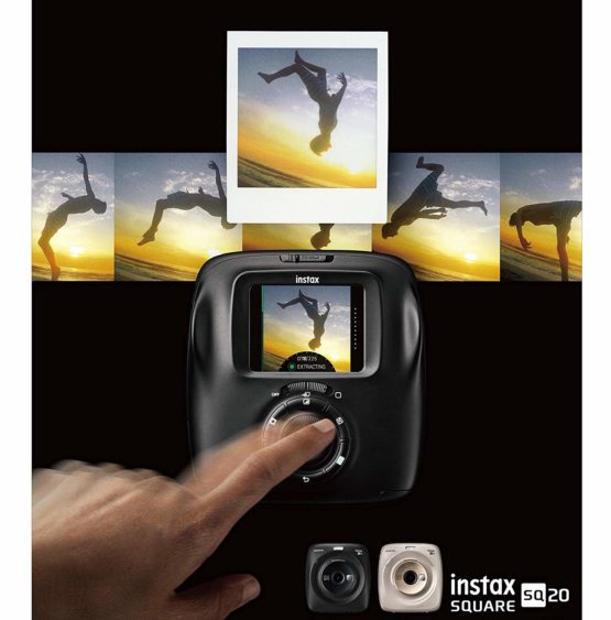 instax 16603206 SQUARE SQ20 Hybrid Instant Camera - Matt Black - Image 4