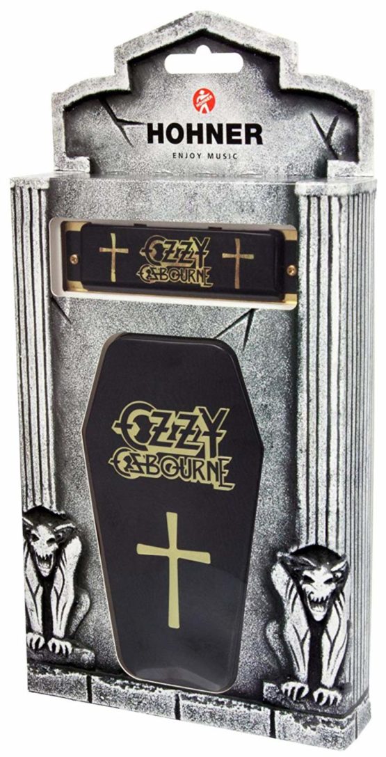 Hohner M666 Ozzy Osbourne Key of C Harmonica Coffin Box - Image 4