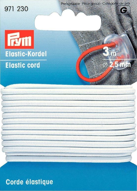 Prym Elastic-Cord 2.5 mm Black - Image 2
