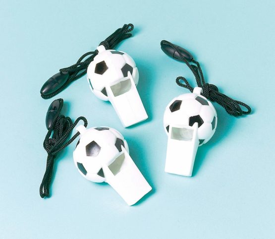 amscan Soccer Whistle Party Favor-12 Pcs - Image 2