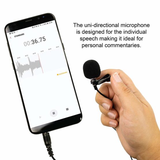 Industry Standard Sound ISSLM01U ISSLM01U Uni-Directional Lavalier Microphone - Image 2