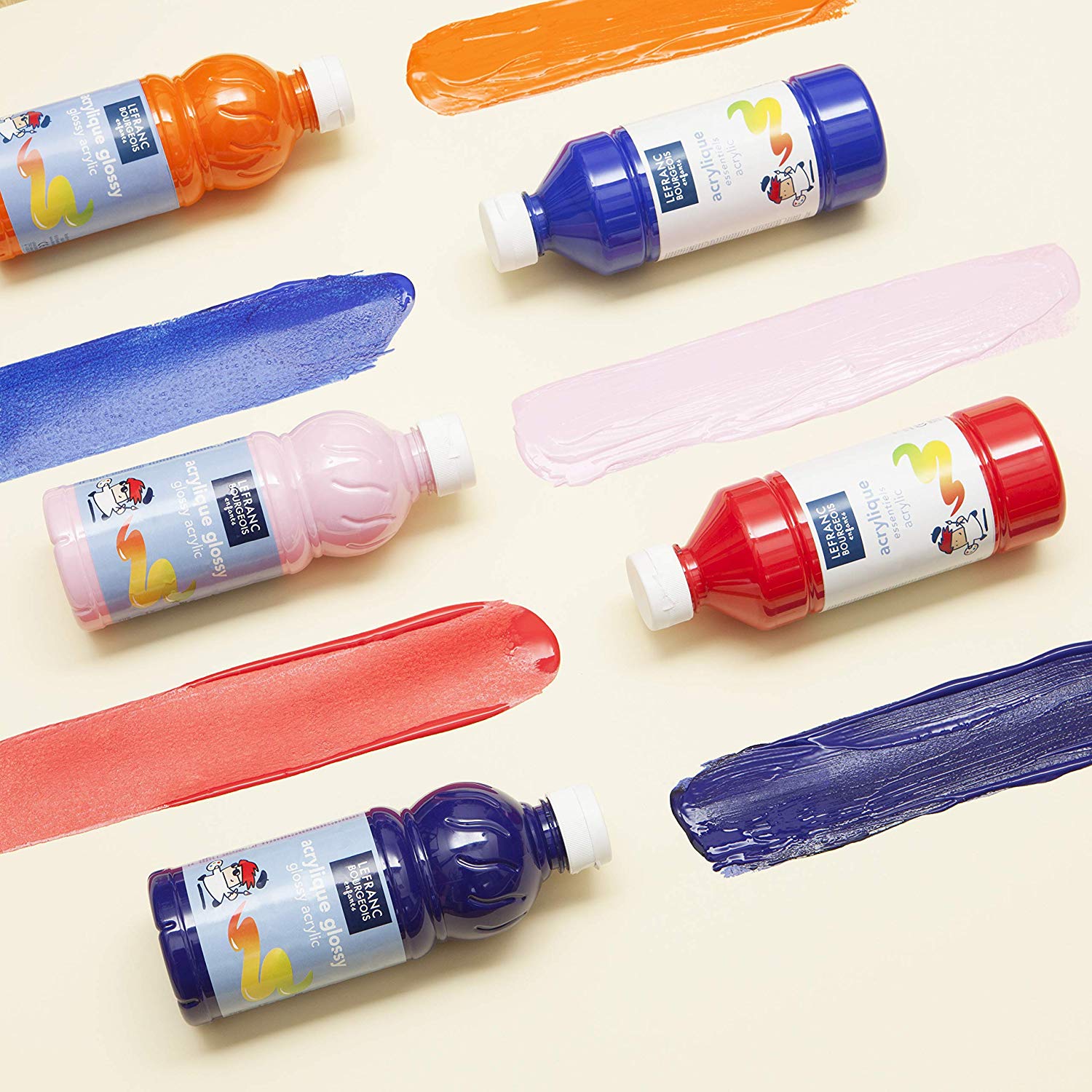 Lefranc Bourgeois - Glossy liquid acrylic for children- 250 ml White, 250 ml (Pack of 1) - Image 4