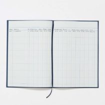 Exacompta Guildhall Account Book, 298x203mm, 14 Cash Columns, Dark Blue