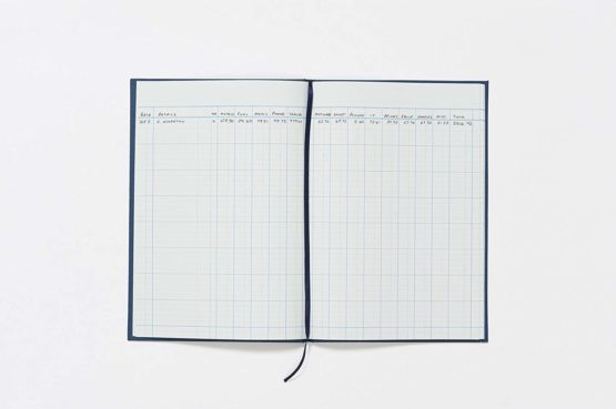 Exacompta Guildhall Account Book, 298x203mm, 14 Cash Columns, Dark Blue