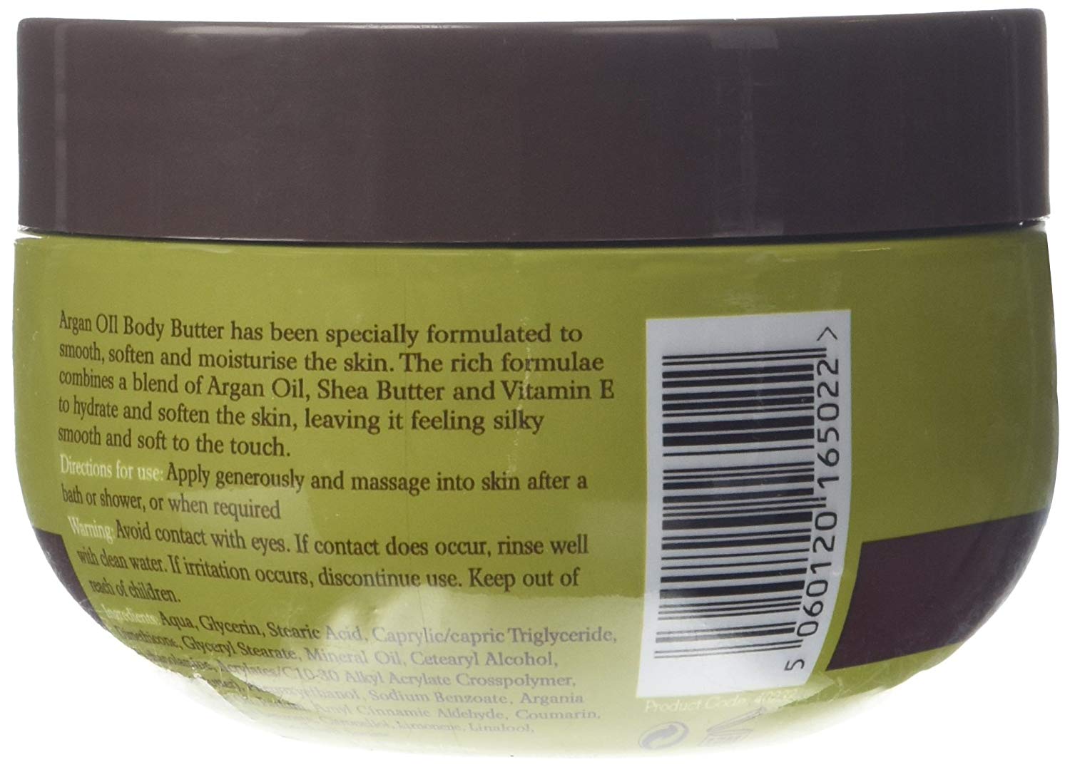 Argan Oil Moroccan Extract Body Butter, 250ml, Brown, 250 ml (Pack of 1) - Image 3