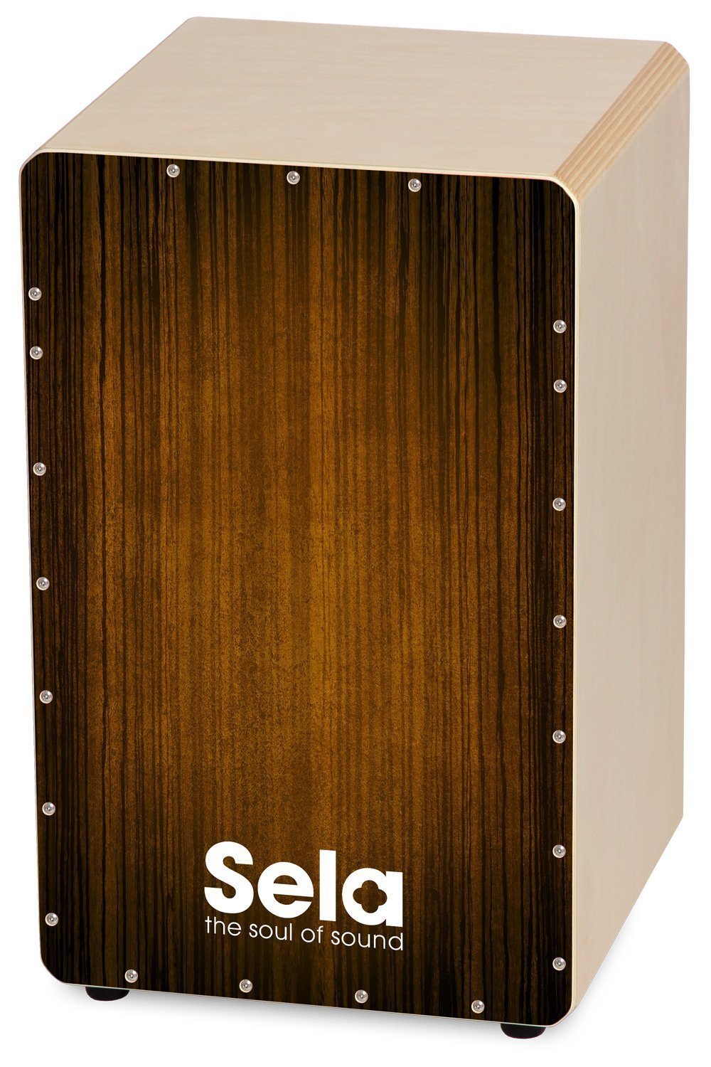 Sela SE 141 IT Varios Brown Cajon Set including backpack, cajon pad, Italian cajon method, CD and DVD - Image 2