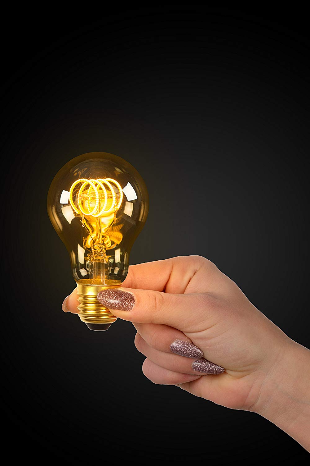 Lucide Filament Bulb, E27, 5 W, Amber, 1 Unité (Lot de 1) - Image 3