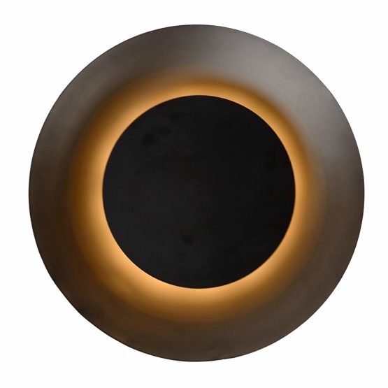 Lucide Flush Ceiling Light, Metal 12 W, Black - Image 4