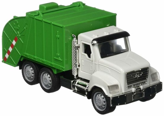 Driven by Battat WH1010Z Micro Recycling Toy Movable Container, Light, and Sound – Trucks and Work Vehicles for Kids Aged 3 and Up, Nylon/A