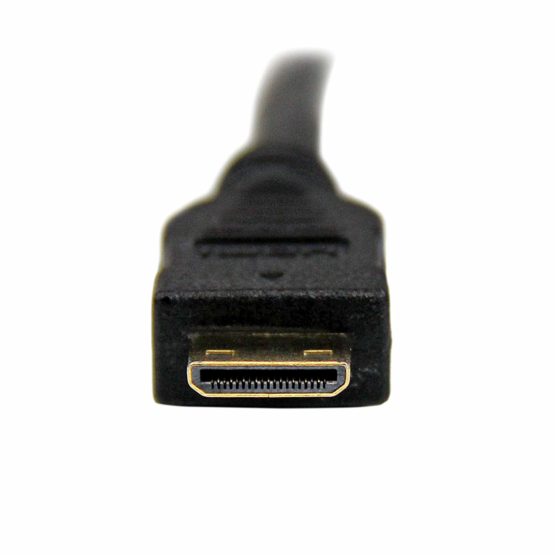 StarTech 2m Male to Male Mini HDMI to DVI-D Cable, Black - Image 3