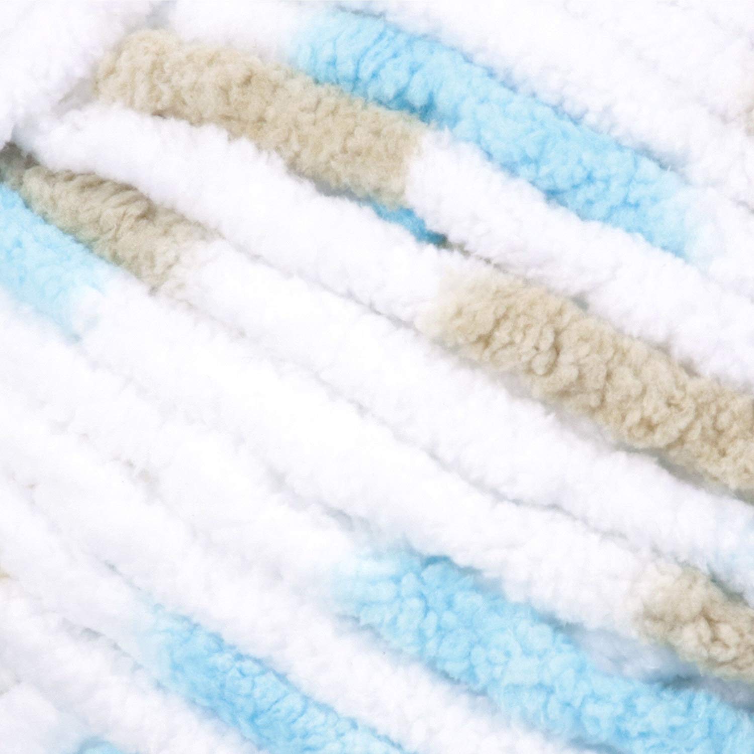 Bernat Baby Blanket 300g - Little Teal Dove 161104-4735, Little Teal Dove Print - Image 4