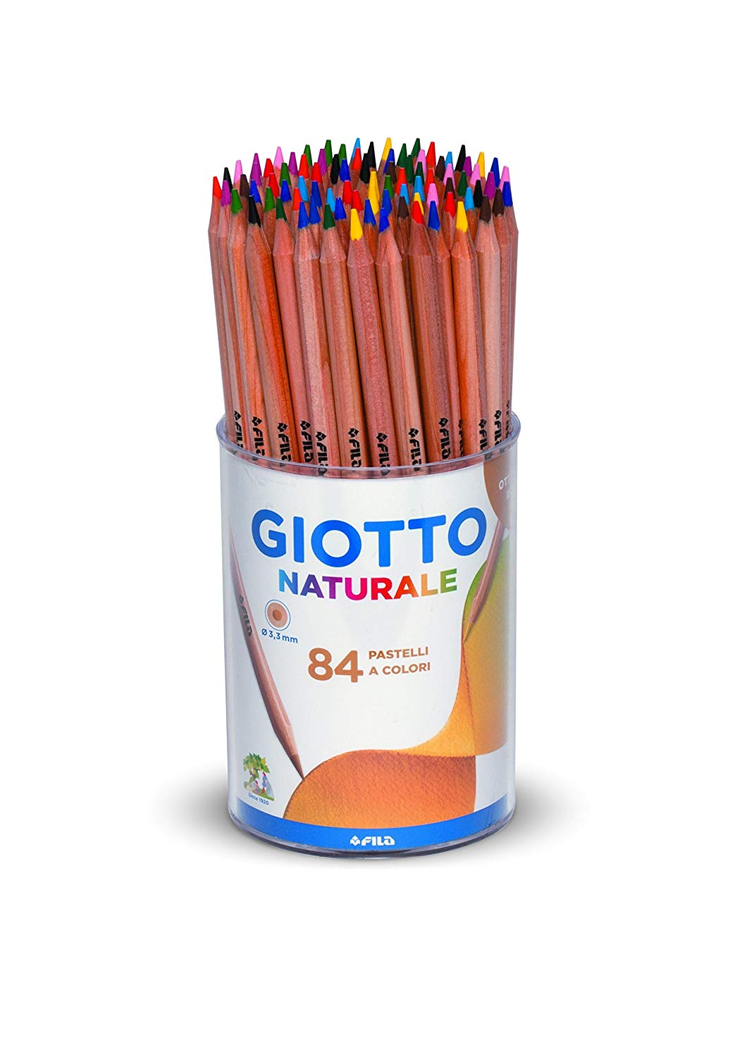 Giotto 519600 Coloured Pencil Set, mehrfarbig, 84 count (Pack of 1)