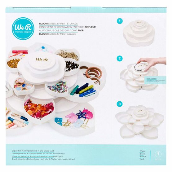 We R Memory Keepers Storage - Embellishment Storage - White