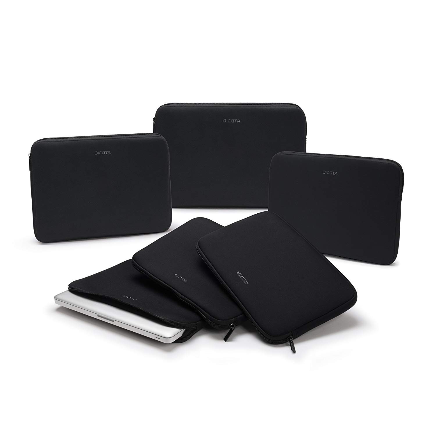 Dicota PerfectSkin Laptop Sleeve 12.1-12.5" - Black, 12.5 inch - Image 4