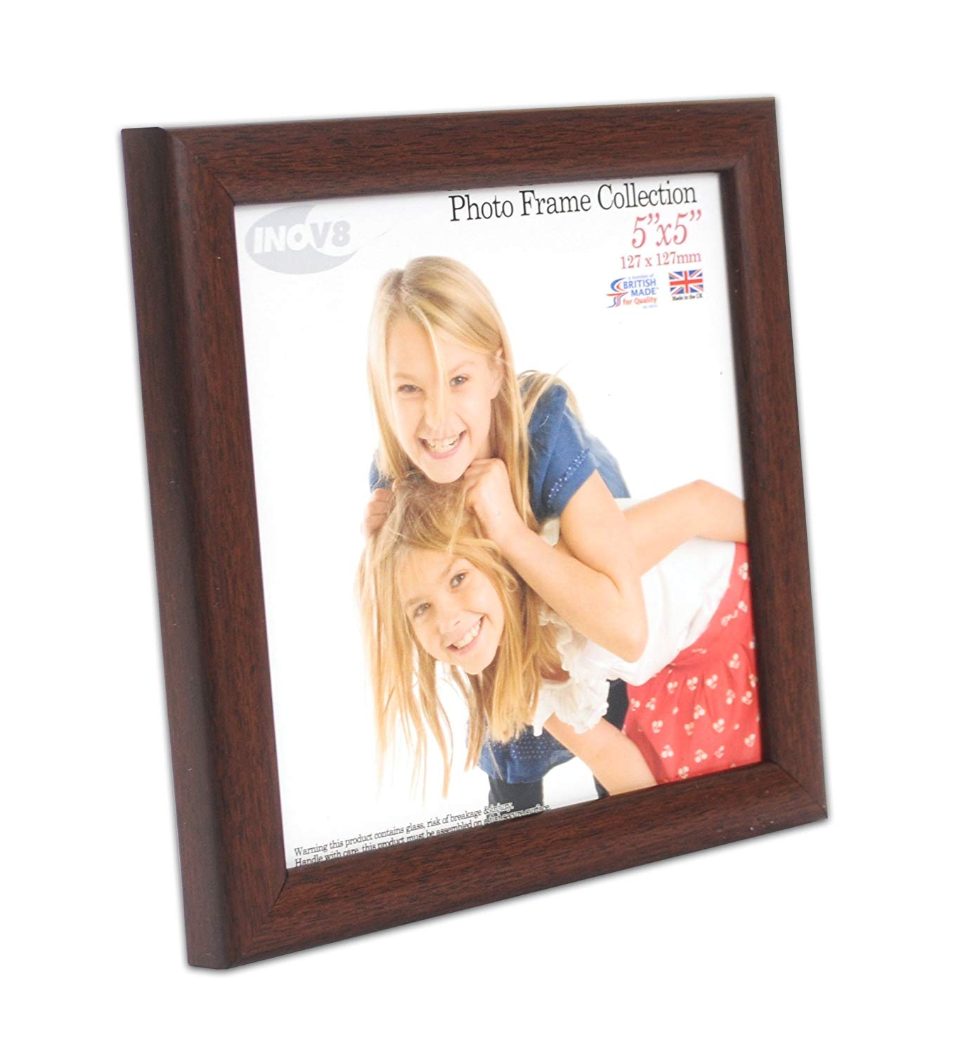 Inov8 Framing PFVS-VDOK-55 Photo Frame, Wood, Dark Oak, 5 x 5 inch - Image 2