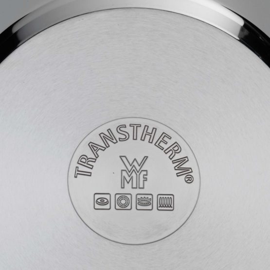 WMF serving pan uncoated Ø 24cm Profi Made in Germany pouring rim stainless steel handle Cromargan stainless steel suitable for induction dishwasher-safe - Image 3