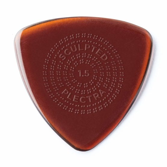 Dunlop 512P1.5 Primetone® Triangle Sculpted Plectra with Grip, 1.5mm, 3/Player's Pack - Image 2