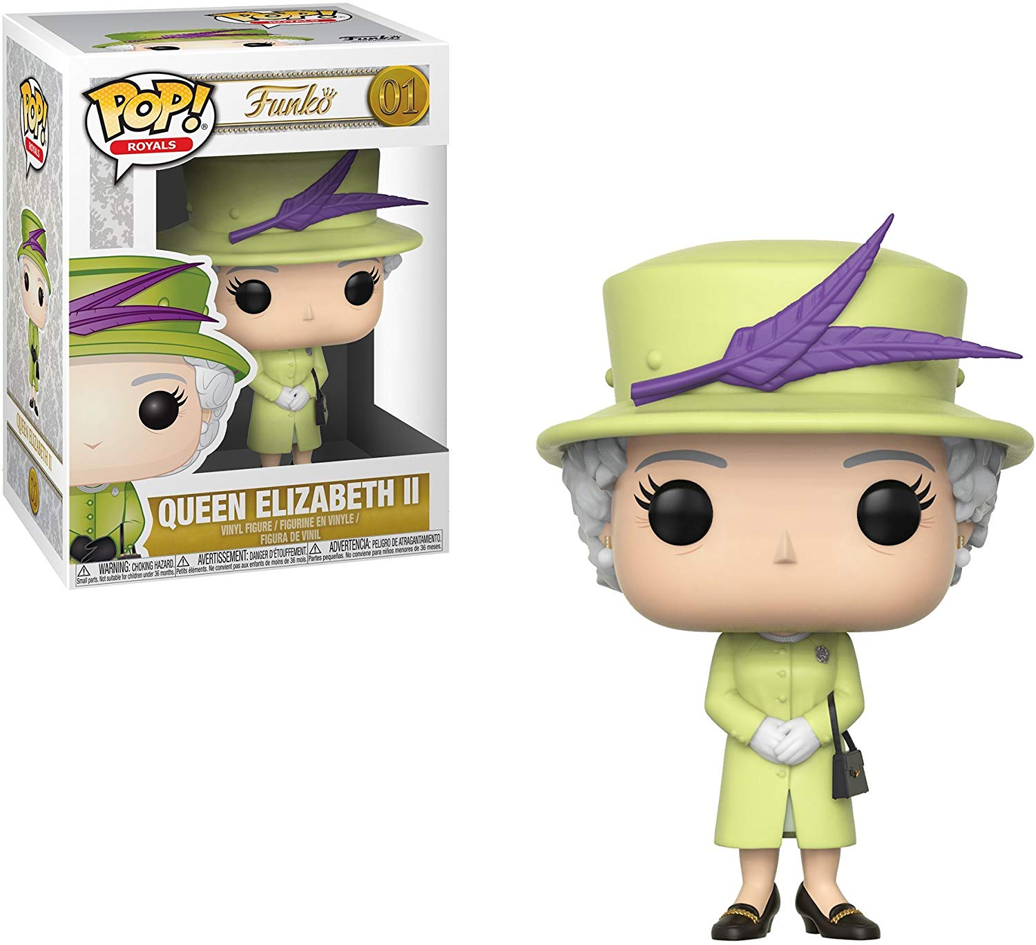 Funko POP! ROYALS:, Queen Elizabeth II, Royal Family, Collectable Vinyl Figure, Gift Idea, Official Merchandise - Image 2