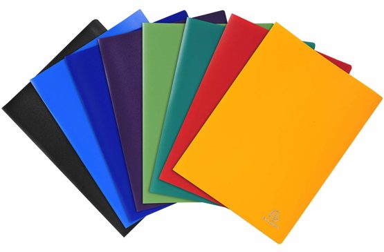 Exacompta Soft PP Display Book, A4, 60 pockets - Blue - Image 3