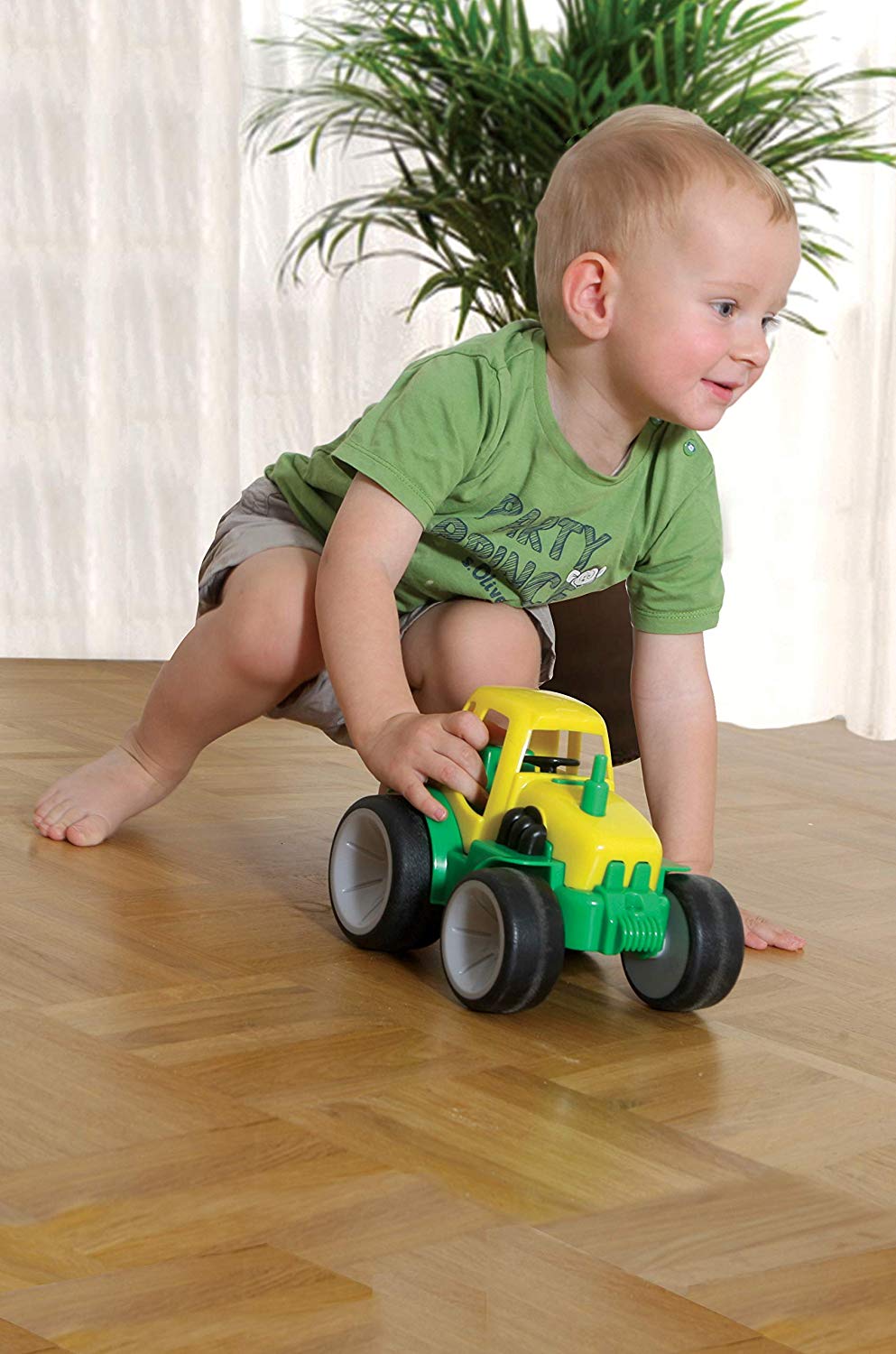 Gowi 561 - 8 with Tractor without scoop Loose, Green/Yellow, Large - Image 2