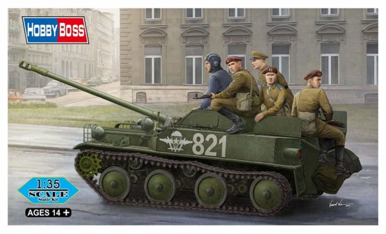 Hobbyboss 83896" Russian Asu-57 Airborne Tank Destroyer Plastic Model Kit, 1: 35 Scale