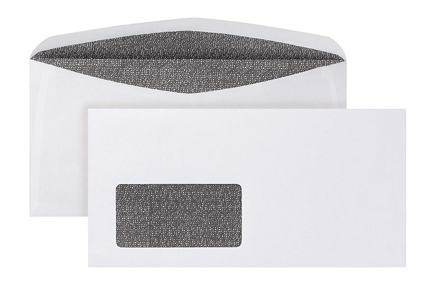 Posthornvelox C6/5 Envelopes (Pack of 1000), Wet Adhesive Window Envelopes with Inner Side Flaps