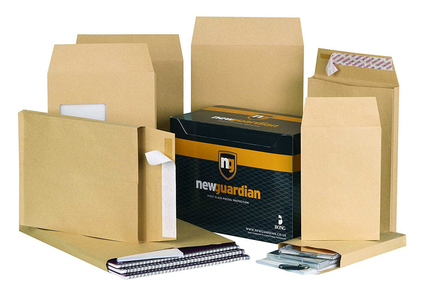 New Guardian Envelopes Heavyweight Peel and Seal Gusset 25mm 130gsm Manilla C4 (Pack 100) - Image 2