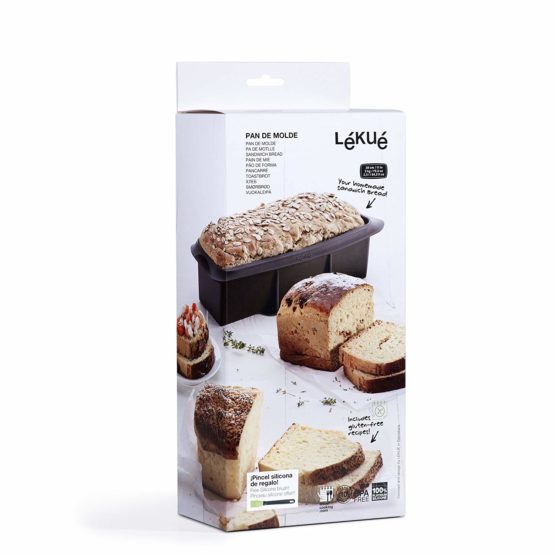 Lékué Sandwich Bread 28 cm, Brown - Image 4