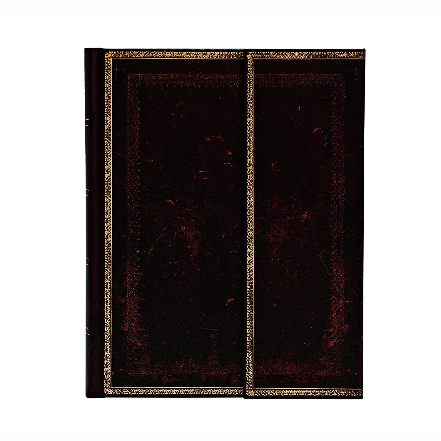 Paperblanks Old Leather Moroccan Ultra Notebook with Lined Pages - Black