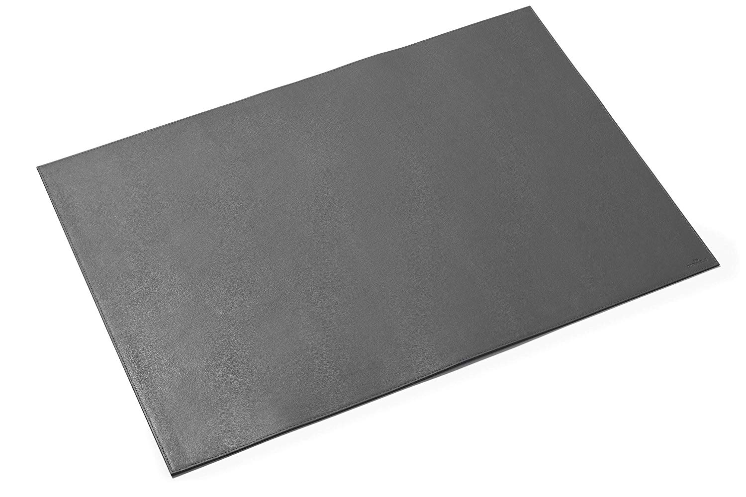 Durable Desk Mat Leather in Graphite, 45 x 65 cm