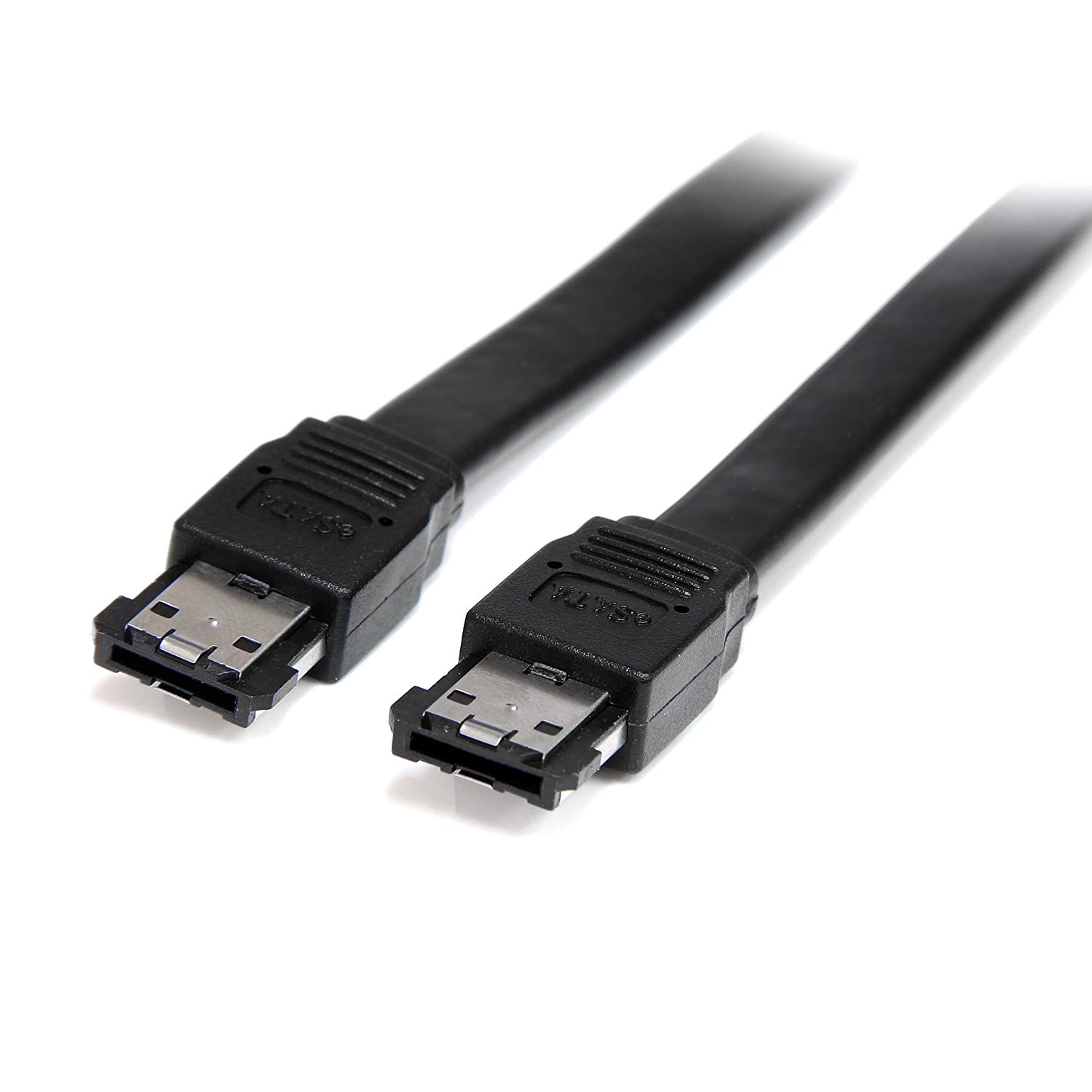 StarTech 3 feet Shielded External eSATA Cable M/M, Black, 3 ft/1 m