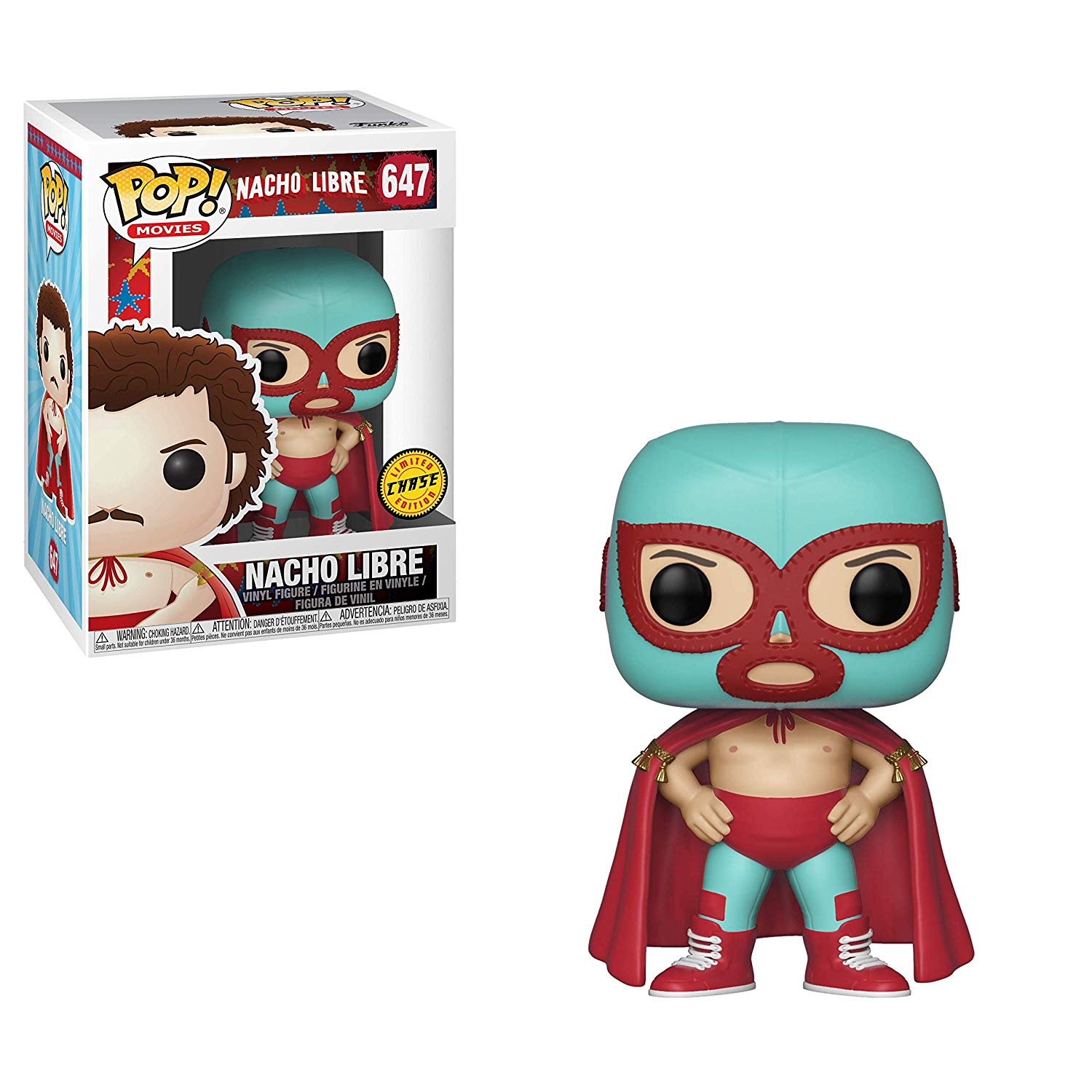 Funko POP! Vinyl: Movies: Nacho Libre: Nacho w/Chase, Multicolor - Image 3