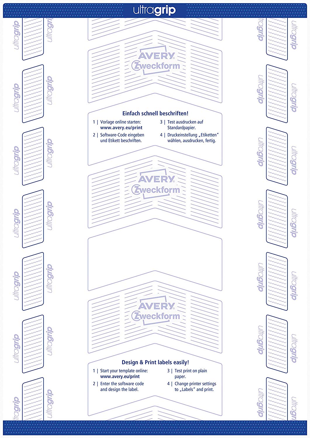 Avery Zweckform 3652 Address Labels A4 Matte Paper 2,100 Labels 70 x 42.3 mm Pack of 100 Sheets White, 2100 Etiketten - Image 4