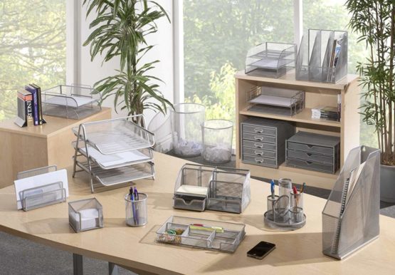 Osco Mesh Memo Pad Holder - Silver, MPH400 SILVER - Image 2
