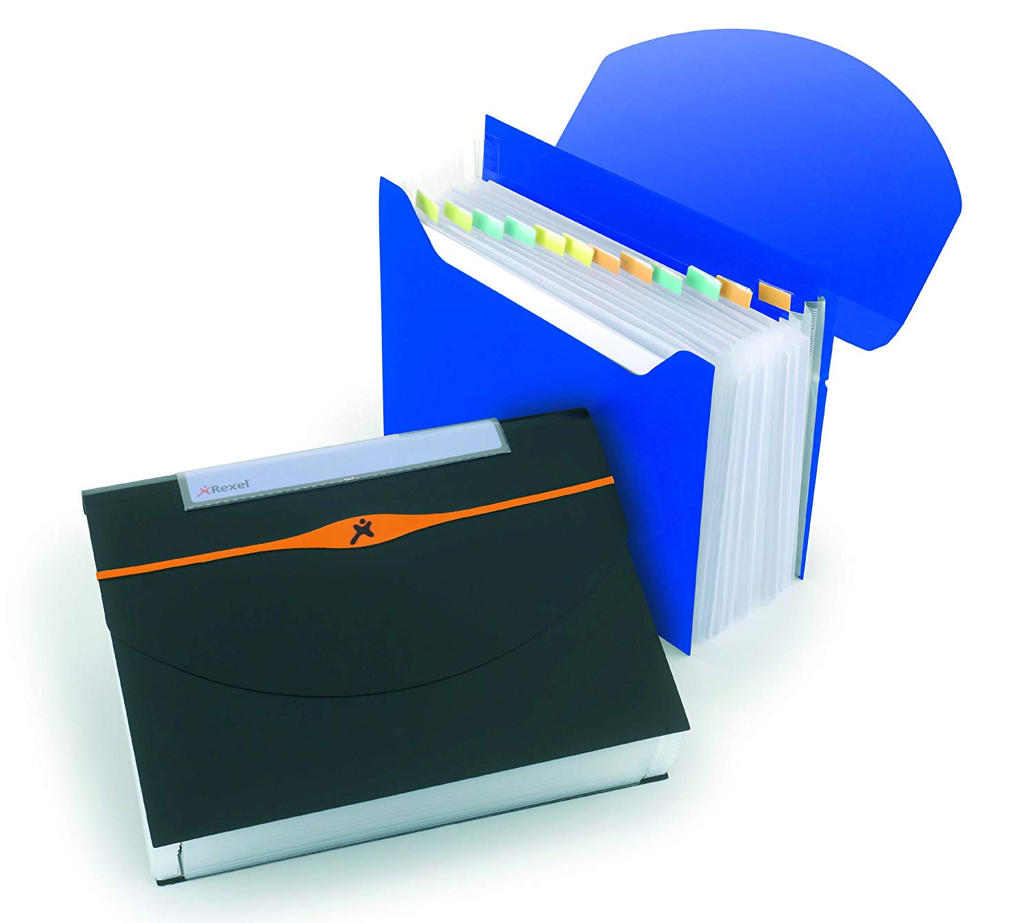 Rexel Optima Expander File, 13-Part, 500 Sheet Capacity, A4 Size - Black - Image 4