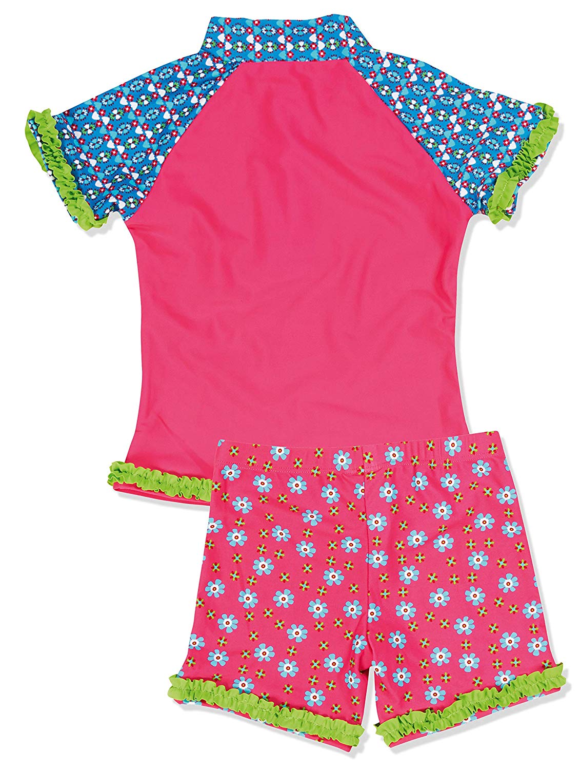 Playshoes UV Protection Bath Set Flowers Swimwear Set, Multicolor (Original 900), 7-8 Years (122/128 cm) for Girls - Image 2