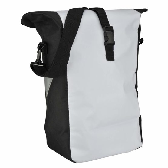 fischer Gepäckträger Bag, White, 4 x 32 x 41 cm, 18 Liter - Image 2